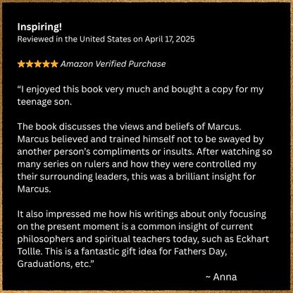 Inspiring 5-star review for Andrew Weston Meditations 17 April 2025