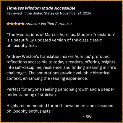 A Timeless Classic Made Accessible 5-star review for Andrew Weston Meditations 1 Jan 2025
